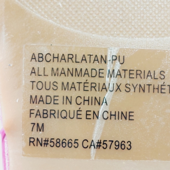 NEW ABOUND Charlatan Clear Strap D'orsay Flat In Pink - Picture 10 of 11